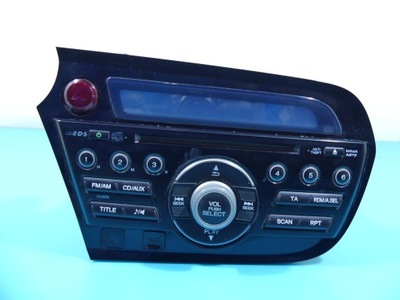 Радио заводской honda insight ii 39100-tm8-g02 радиопроигрыватель фото №1