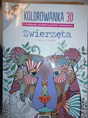 Kolorowanka 3D. Zwierzęta - Hannah Davies