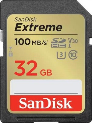 SanDisk SDHC 32GB Extreme UHS-I U3 V30 100/60 MB/s