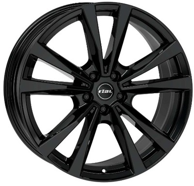 ДИСКИ 18 X 8 ET38 5X112 66.5 RIAL M12 ЧЕРНЫЕ