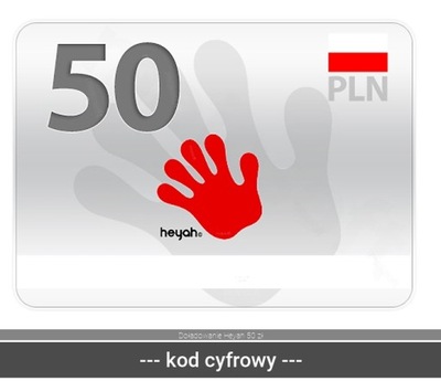 Doładowanie Heyah 50 zł