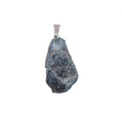 Zawieszka apatyt surowy naturalny kamień 2cm wisiorek