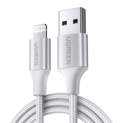 Kabel Lightning do USB UGREEN 2.4A US199 1.5m MFi