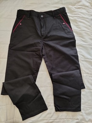 nowe spodnie półeleganckie 164 cm czarne