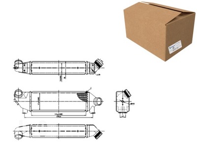 ИНТЕРКУЛЕР TRANSIT 00- 2.0 D 2.0 TDCI - FWD ABAKUS