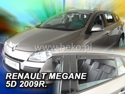 Owiewki RENAULT MEGANE III KOMBI 2008-2016 prz/tył