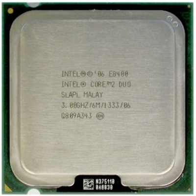 Intel Core2 Duo E8400 6M Cache, 3GHz, 1333 MHz FSB