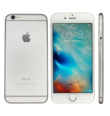 APPLE iPHONE 6 A1586 1GB/16GB LTE SILVER iOS 12.5