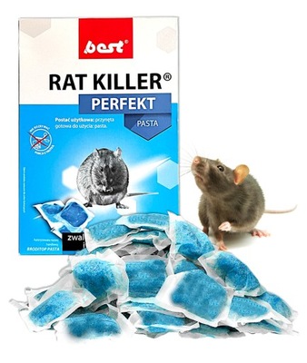 TRUTKA NA MYSZY SZCZURY PASTA BEST RAT KILLER 1KG