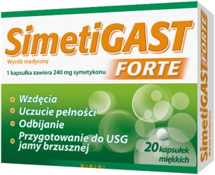 SIMETIGAST FORTE 240MG 20KAPSUŁEK