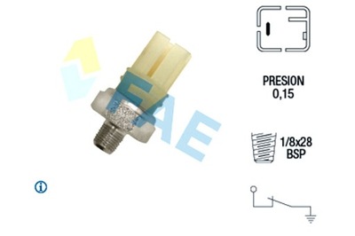 FAE SENSOR DE PRESIÓN ACEITES FORD MAVERICK INFINITI G20 J30 M30 Q45 I  