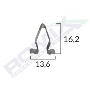 REMACHE TAPICERSKA DE COLECTOR ROMIX C60526 1 PIEZA  