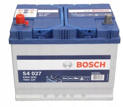 АКУМУЛЯТОР BOSCH S4 70AH 630A