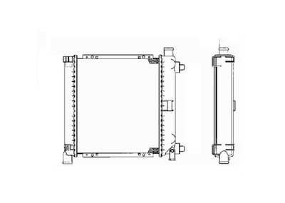 RADIATOR MERCEDES PETROL 190 W201 12.82- 1245008303  