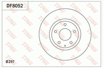 2X DISCO DE FRENADO MAZDA PARTE DELANTERA 6/CX-5 2,0-2,5 11- DF8052  