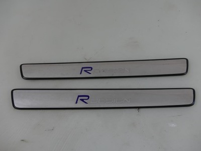 Volvo xc60 i lift r-design молдинг поріг накладка комплект фото №1