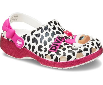 Crocs L.O.L. Surprise! Diva 209465-100 kolorowe klapki J4 36-37