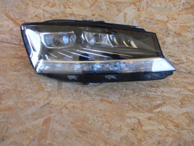 Лампа правая skoda fabia iii lift full led 6v1 фото №1