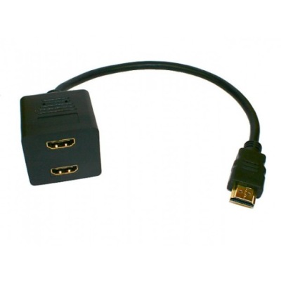 SW2 HDMI ROZDZIELACZ NA 2 PORTY GOLD DUPLIKAT HDMI
