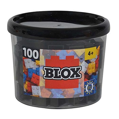Simba 104114114 "Blox 4-Stud Black Building Blocks Set (100-Piece)