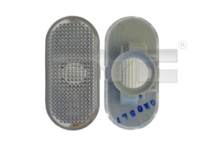 Поворотник боковой le=pr белый renault clio 1 96-98/megane 96-03/dacia duster 10 фото №1