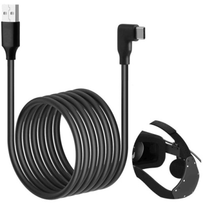 KABEL 5m do OCULUS LINK SteamVR QUEST 2 1 VR PRZEWÓD KĄTOWY USB-C TYP C