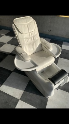 Fotel kosmetyczny Calissimo Fotel do pedicure biały