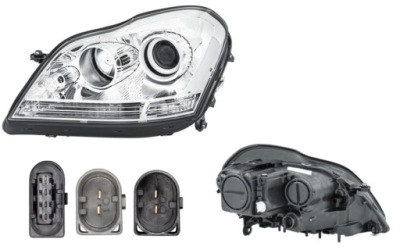 Фара левый mercedes gl klasa x164 06- hella фото №1