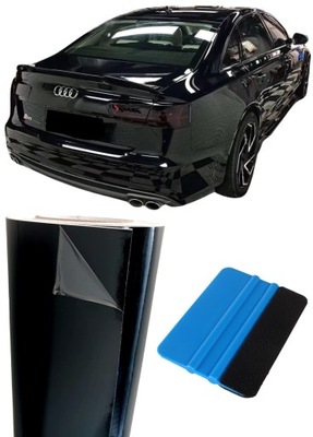 FILM AUTOMOTIVE BLACK GLOSS 50CM X 152CM BLACK AUTOMOTIVE + RAKLA  