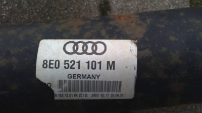 Audi a4 s4 b6 b7 quatro wał привідний 8e0521101m фото №1