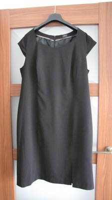 Elegancka klasyczna czarna suknia r. 44 C&A