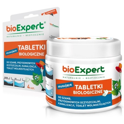 MUSUJĄCE tabletki do szamb bioExpert 16 SZTUK