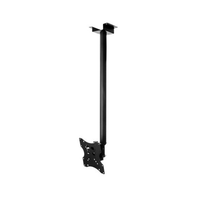 Uchwyt LCD sufitowy czarny do LCD 23" - 42" max 50 kg 360° Cabletech