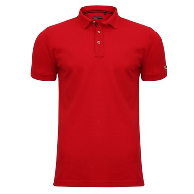 Koszulka polo Stelvio czerwona 4XL