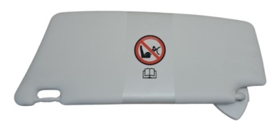 Оригінал захист сонцезахисна права козирок 735407871 lancia ypsilon фото №1