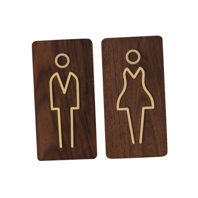 Mężczyźni i kobiety oznakowanie toalety znak toalety moda zagęścić znak płci C