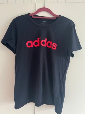 Adidas granatowy T-shirt 38 M
