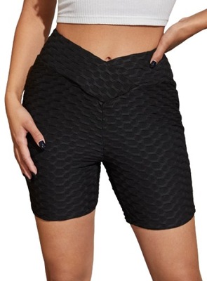 SHEIN LEGGINSY KRÓTKIE CZARNE DAMSKIE 40/42 VUE