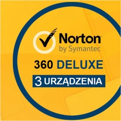 Symantec Norton 360 Deluxe 3 st. / 12 miesięcy BOX