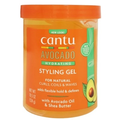 CANTU Avocado Hydrating Gel gél na vlasy kučery
