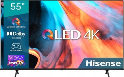 TV Hisense 55E7KQ 55" QLED 4K SMART TV Dolby Vision Dolby Atmos