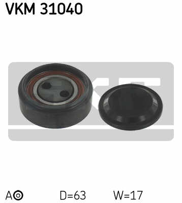 РОЛИК НАТЯЖИТЕЛЬНЫЙ PK SKF VKM 31040 VKM31040