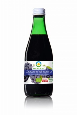 Sok z czerwonych winogron BIO, 300 ml, Bio Food