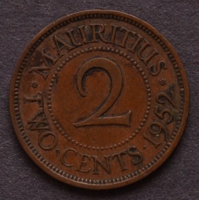 Mauritius - 2 centy 1952