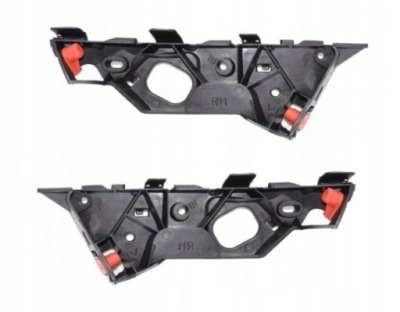 Opel corsa d комплект напрямні кріплення бампера фото №1