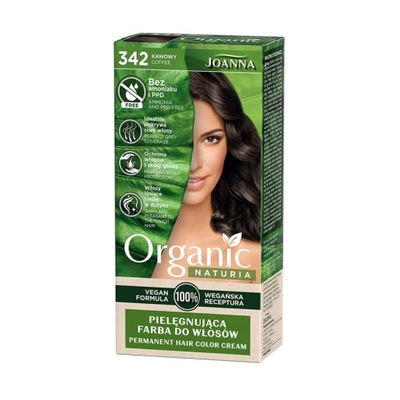 Joanna Organic farba do włosów kawowy 342