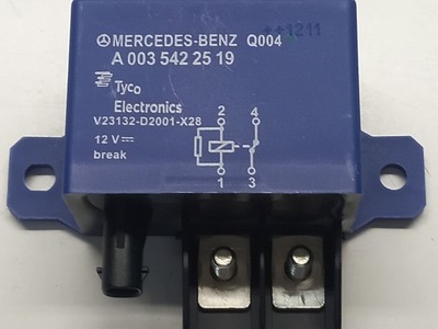 Модуль реле клеммы mercedes w169 a0035422519 фото №1