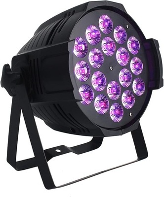 Reflektor LED Par U`King, 18 x 15 W, oświetlenie sceniczne LED RGBW 4 w 1