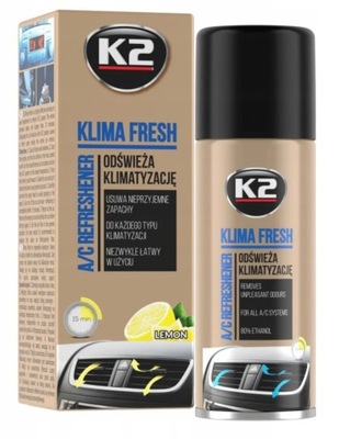 VIDURYS : ODSWIEZANIA KONDICIONAVIMO K2 KLIMA FRESH 150 ML LEMON 