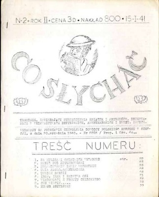 Co Słychać R.2 1941 nr 2 15 stycznia 1941